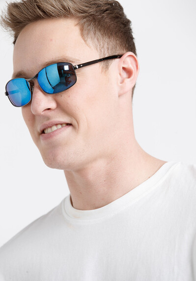 Men's Reflective Sport Sunglasses Image 2