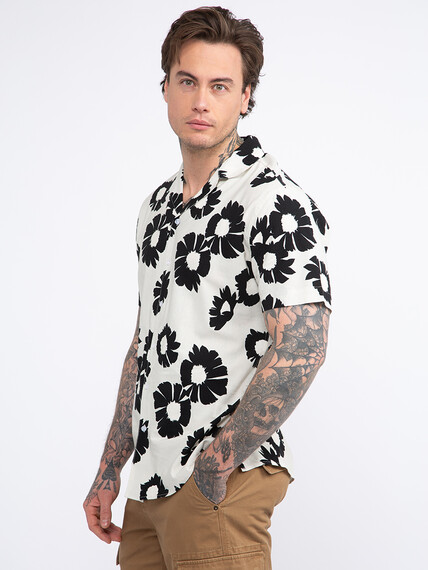 Men's Floral Shirt Image 3