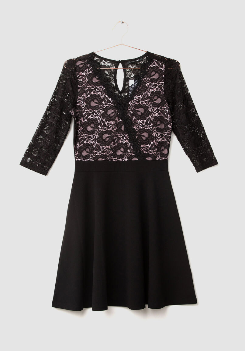 Women's Lace Top Dress Warehouse One Women's Lace Top Dress Warehouse One