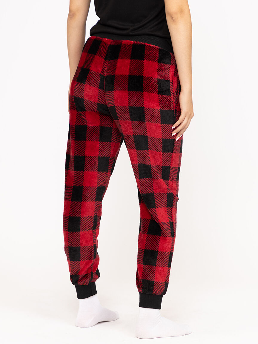 Women's Plaid Sleep Jogger