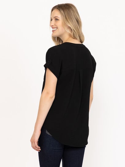 Women's Button Front Blouse Women's Button Front Blouse