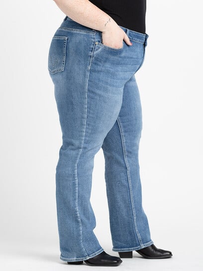 Women's Plus Baby Boot Jeans