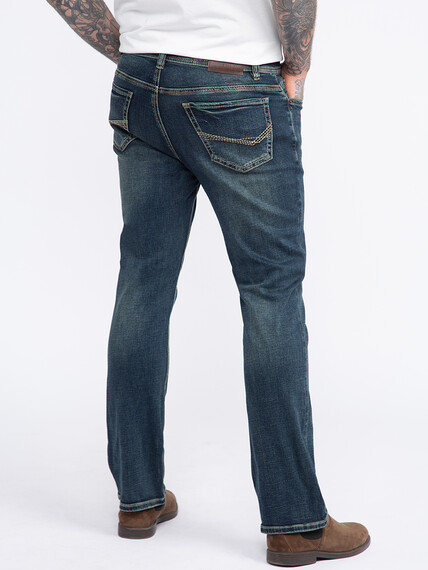 Men's Dark Wash Classic Boot Jeans Image 4