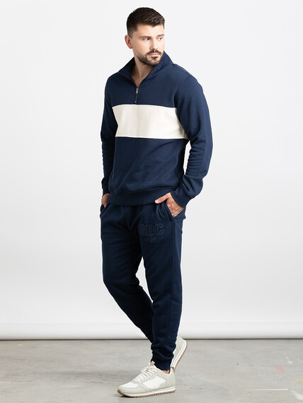 Men's Quarter Zip Sweater Image 1
