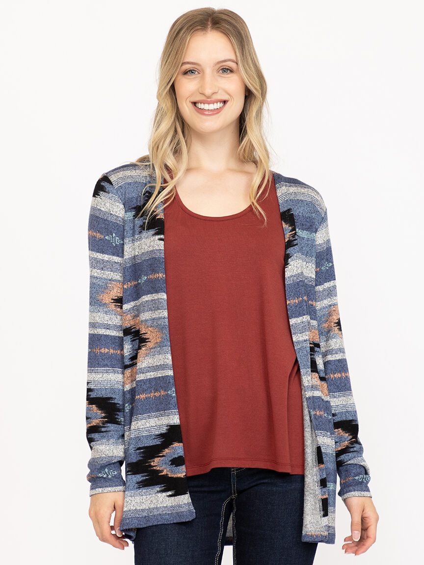 Women's Geometric Cardigan