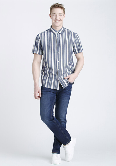 Men's Striped Shirt Image 3