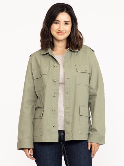 Women's Chore Coat with Knit Back Women's Chore Coat with Knit Back Image 2