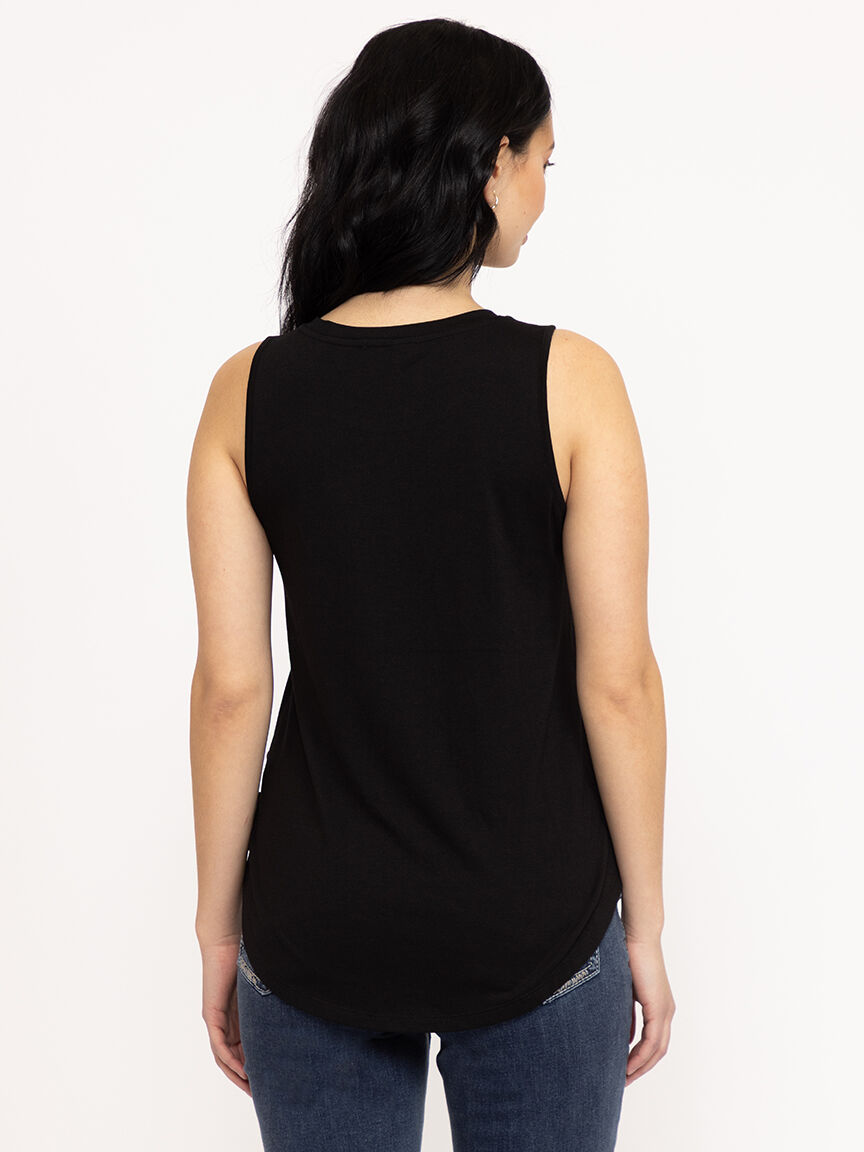 Women's Side Button Tank