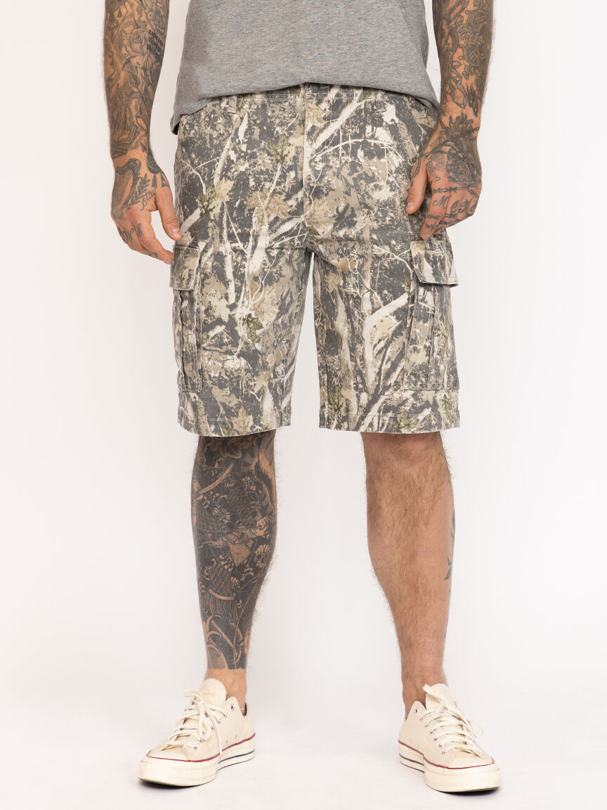 Men's Washed Cargo Short