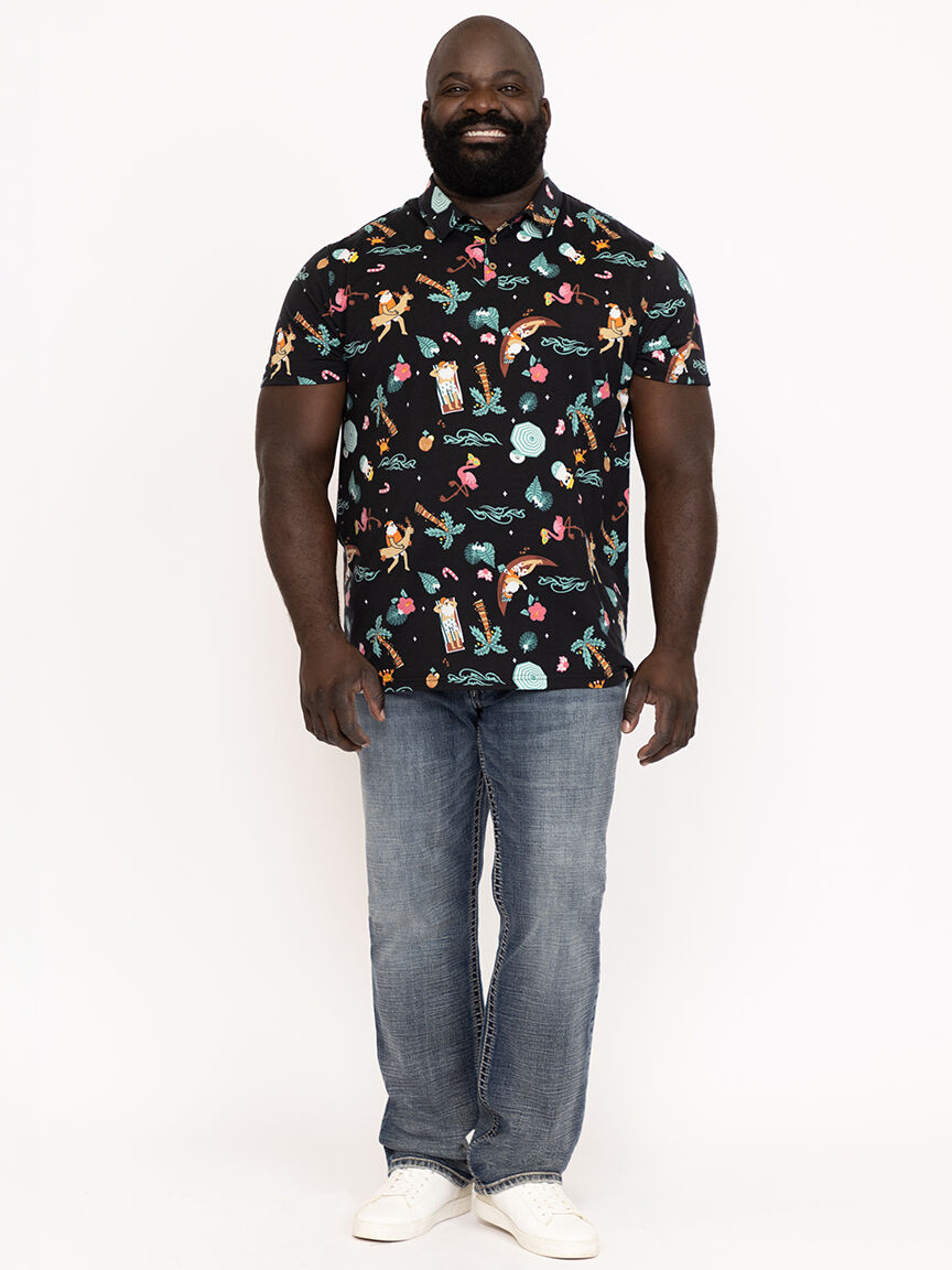 Men's Holiday Polo Shirt