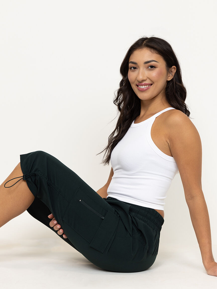 Women's Hybrid Cargo Capri
