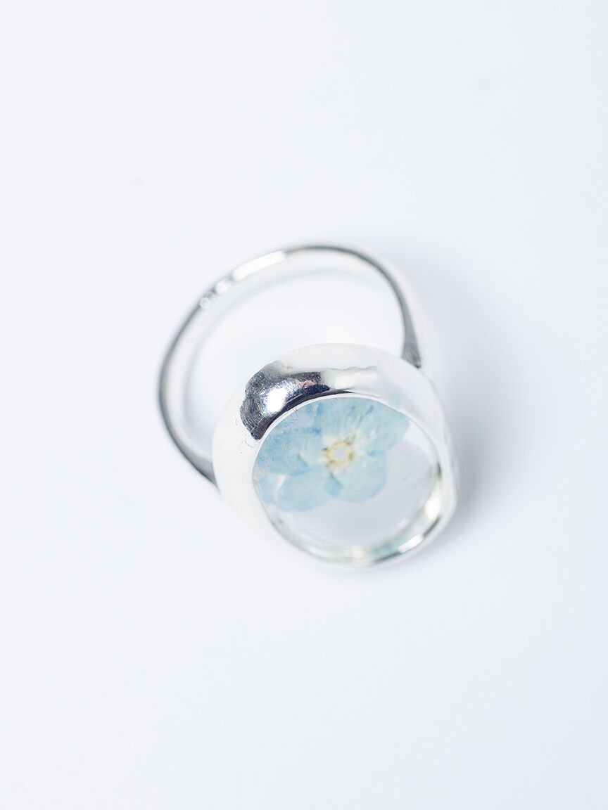 Women's Pressed Flower Ring
