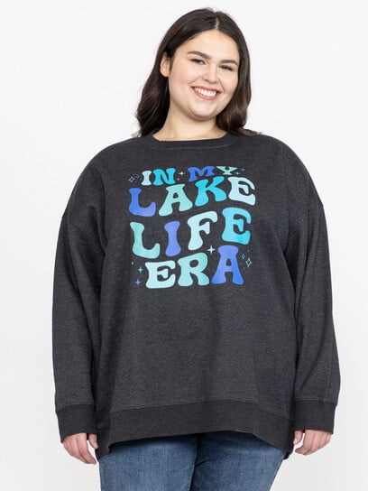 Women's Graphic Oversize Sweatshirt Women's Graphic Oversize Sweatshirt