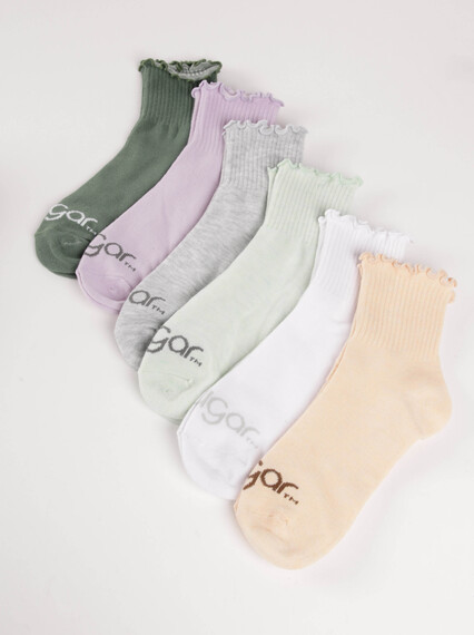 Women's SUGAR Ruffle Socks Image 2