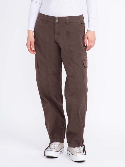Women's 2 Button Baggy Cargo Pants Women's 2 Button Baggy Cargo Pants Image 2