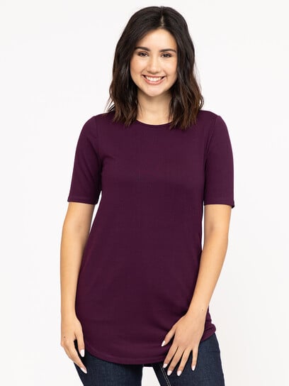 Women's Crew Neck Legging Tunic Tee Women's Crew Neck Legging Tunic Tee
