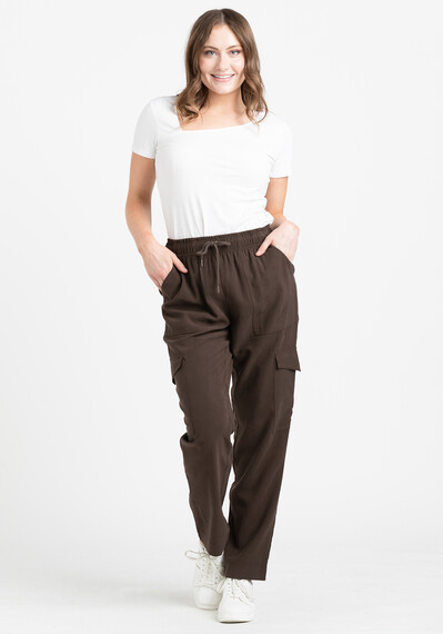 Women's Soft Pull-on Utility Straight Leg Pants Women's Soft Pull-on Utility Straight Leg Pants Image 1