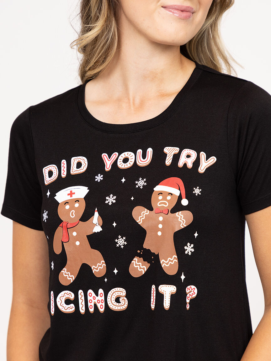 Women's Icing It Crew Neck Tee