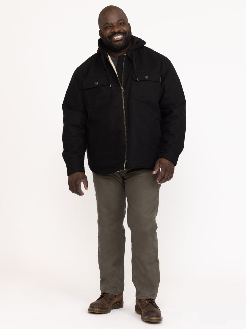 Men's Sherpa Lined Shirt Jacket