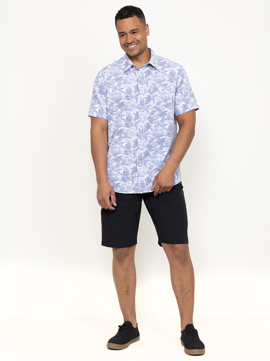Men's Floral Hybrid Shirt