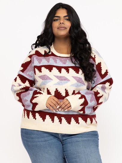 Women's Geometric Sweater Women's Geometric Sweater