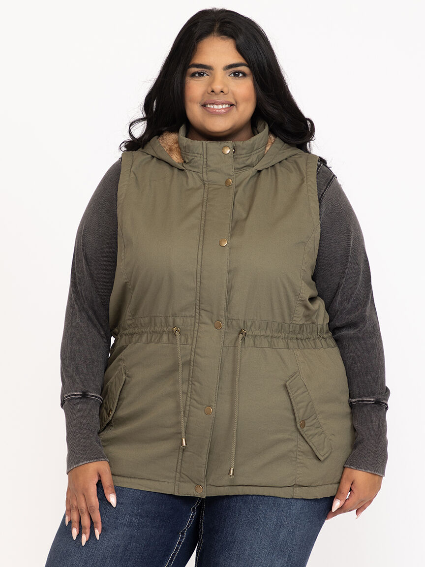 Women's Hooded Anorak Vest