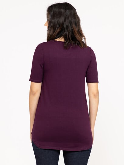 Women's Crew Neck Legging Tunic Tee Women's Crew Neck Legging Tunic Tee