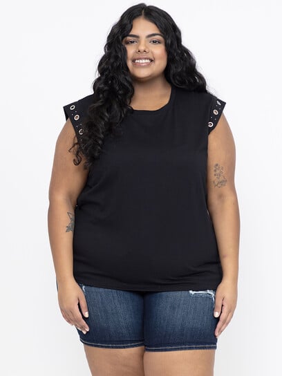 Women's Grommet Muscle Tee Women's Grommet Muscle Tee