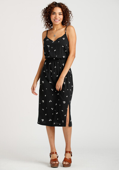 Women's Daisy Print Midi Dress Warehouse One Women's Daisy Print Midi Dress Warehouse One