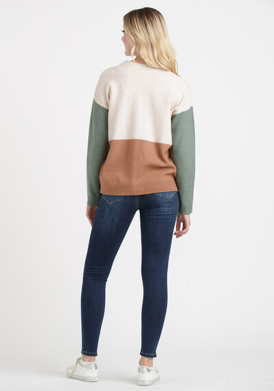 Women's Colour Block Sweater Image 2