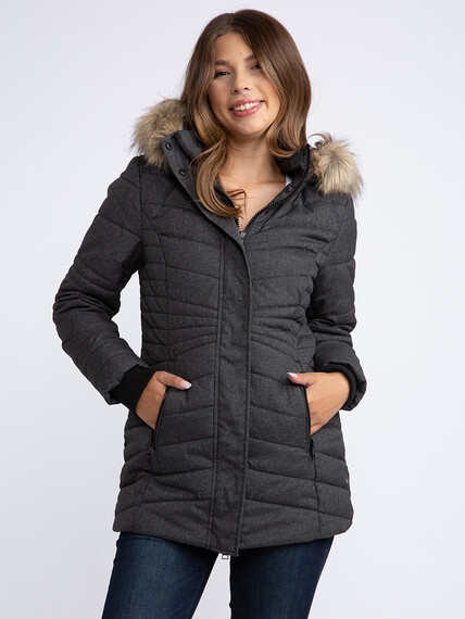 Women's Quilted Parka Image 1