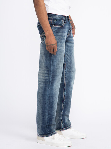 Men's Vintage Relaxed Straight Jeans Image 3