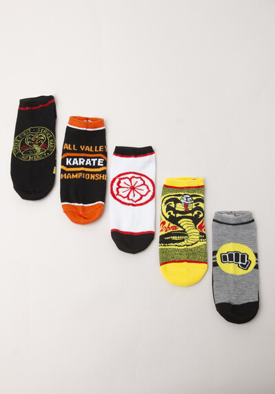 Women’s 5 Pack Cobra Kai Championship Ankle Socks Image 2