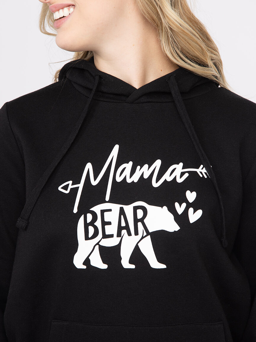 Women's Mama Bear Popover Hoodie Warehouse One