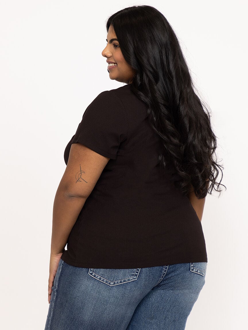 Women's Rib Sweetheart Tee