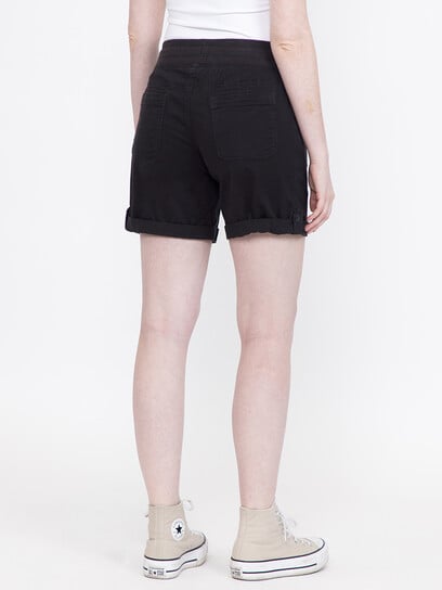 Women's Knit Waist Twill Utility Bermuda Short Women's Knit Waist Twill Utility Bermuda Short