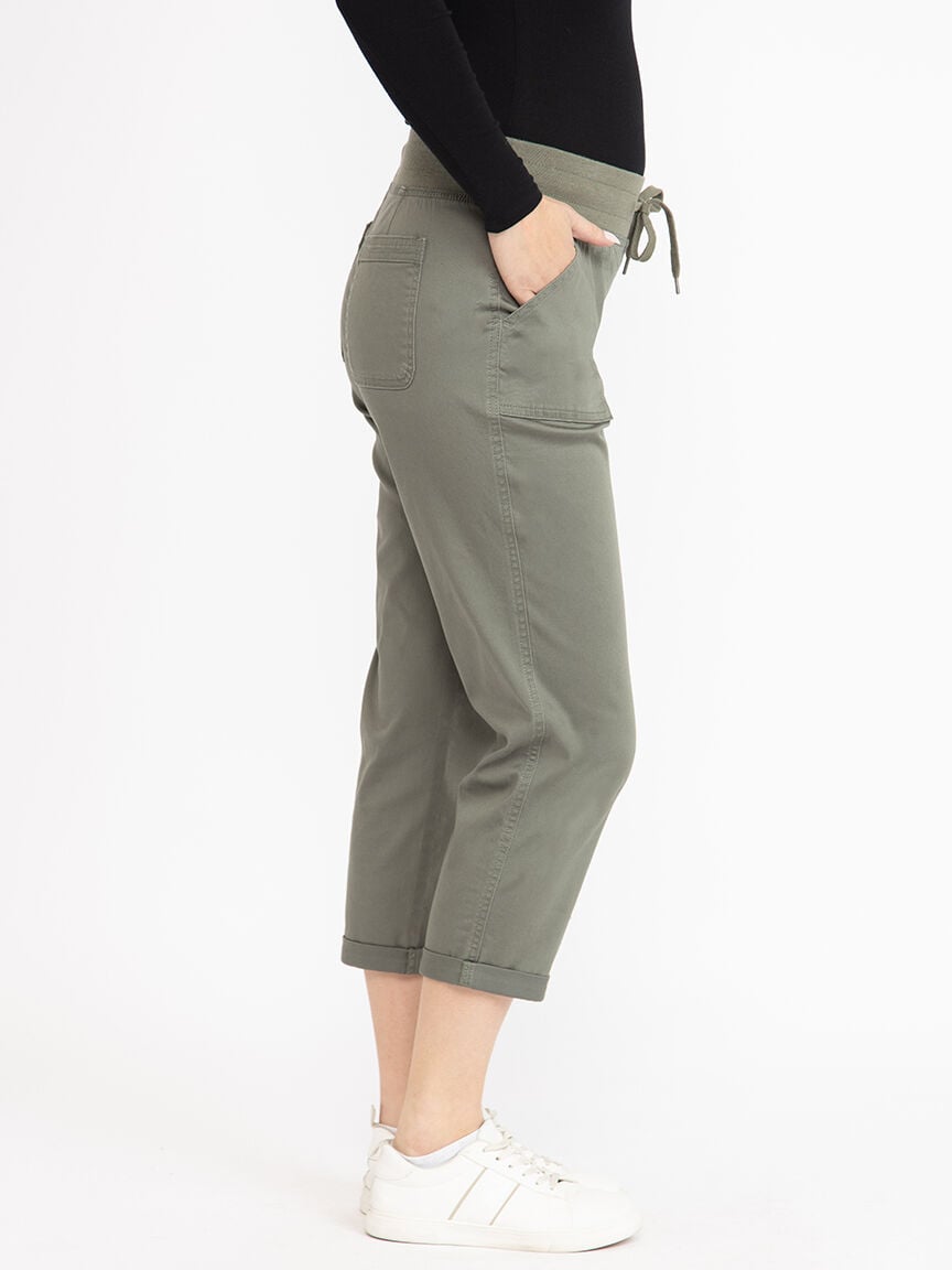 Women's Knit waist Pull-on Cuffed Weekender Pants