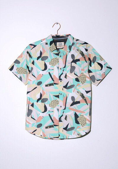 Men's Geometric Shirt Image 5