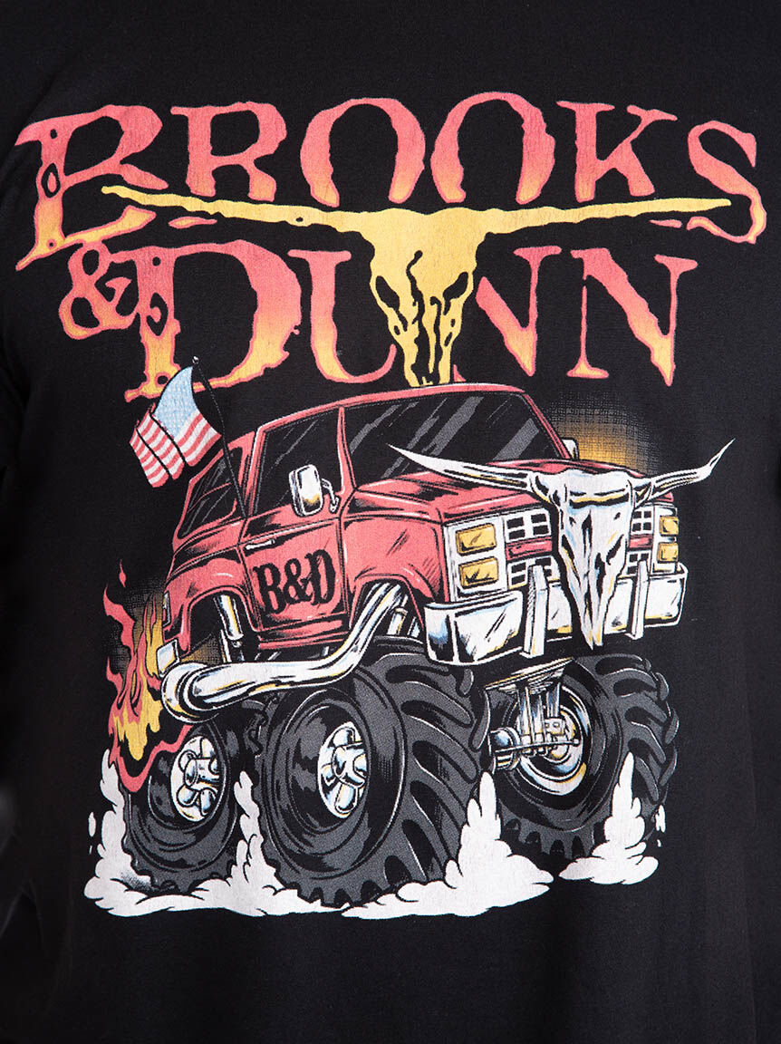 brooks and dunn t shirt dress Vintage Brooks and Dunn 1993 Tour Tee Classic Rock Couture