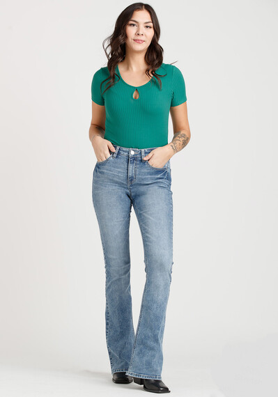 Women's Flare Jeans Image 4