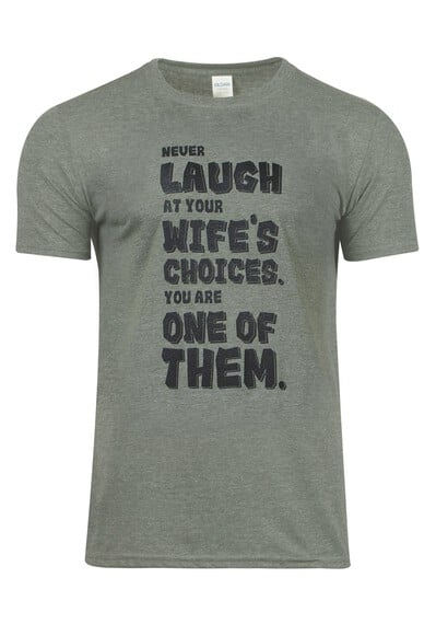 Men's Wife's Choices Tee Image 3