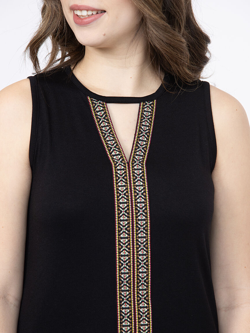 Women's Geo Keyhole Tank