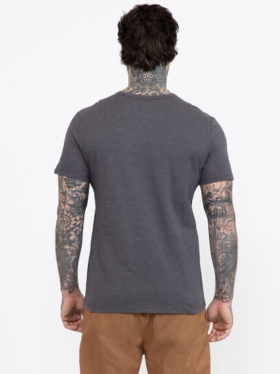 Men's Slub Notch Henley Tee Men's Slub Notch Henley Tee