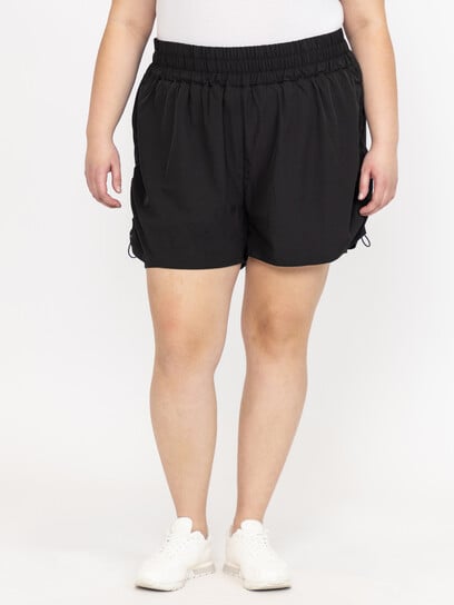 Women's Ruched Hybrid 2-in-1 Shorts Women's Ruched Hybrid 2-in-1 Shorts