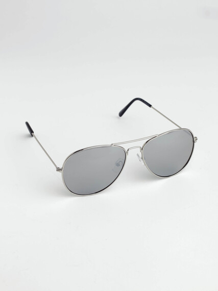 Men's Chrome Frame Sunglasses Image 1