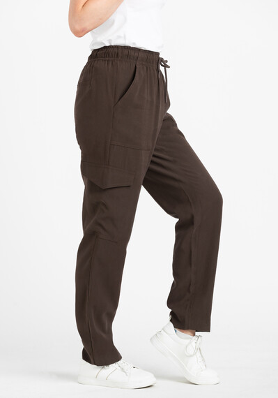 Women's Soft Pull-on Utility Straight Leg Pants Women's Soft Pull-on Utility Straight Leg Pants Image 3