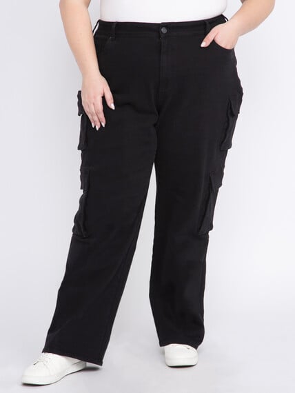 Women's Stretch Twill 90's Loose Cargo Pant Image 1