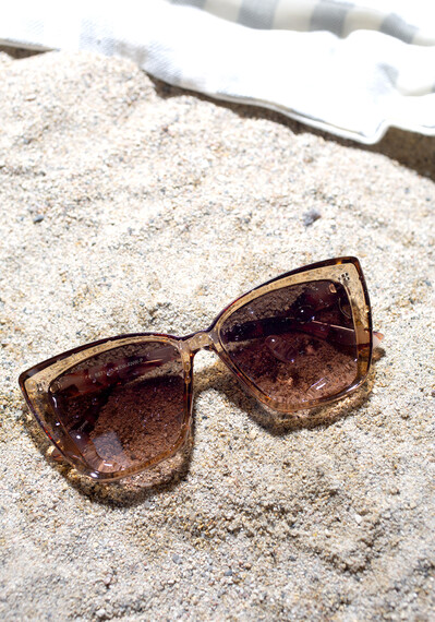 Women's Cat Eye Tort Sunglasses Women's Cat Eye Tort Sunglasses Image 1