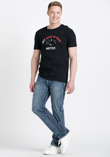 Men's Give-A-Shit Meter Tee Men's Give-A-Shit Meter Tee