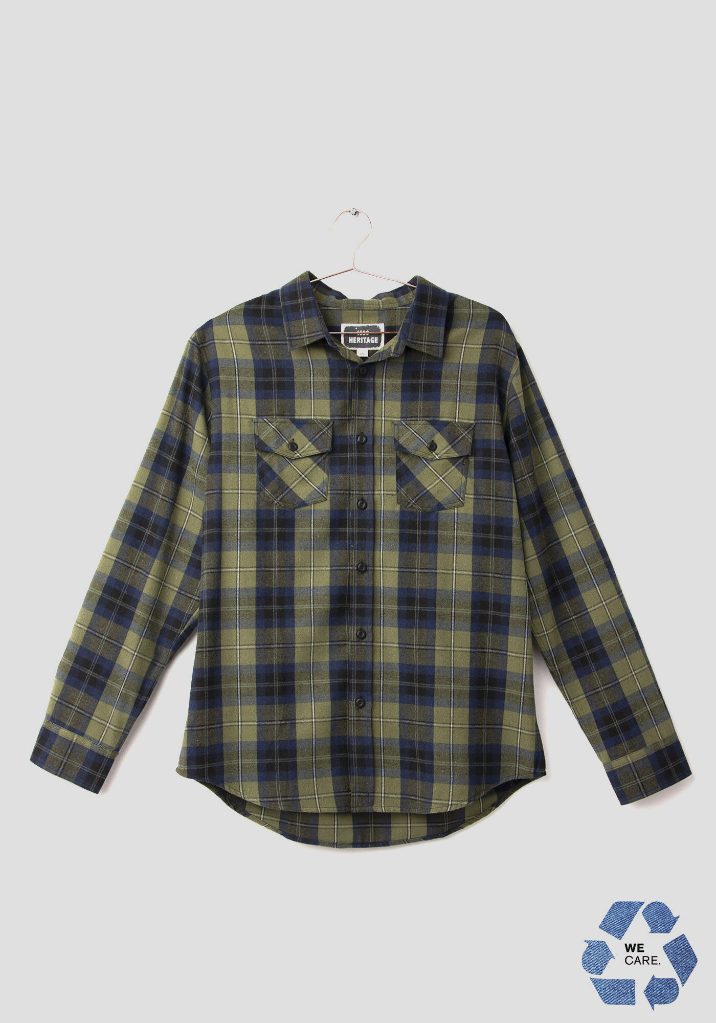 Men's Plaid Flannel Shirt Warehouse One